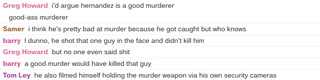 Illustration for article titled Is Aaron Hernandez Good At Murder? A Deadspin Debate